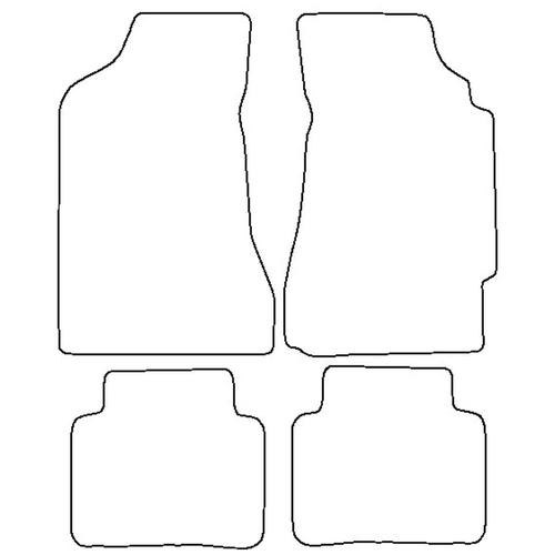Tailored Car Mats Chrysler NEON (from 1996 to 1999)