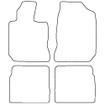 Tailored Car Mats Chrysler PT CRUISER (Left Hand Drive) (from 2000 to 2008)