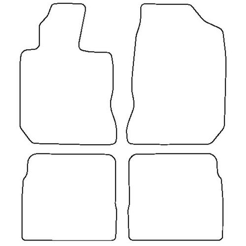 Tailored Car Mats Chrysler PT CRUISER (Left Hand Drive) (from 2000 to 2008)