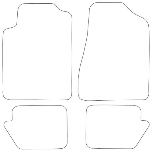 Tailored Car Mats Chrysler SEBRING Cabrio (Left Hand Drive) (from 2001 to 2006)