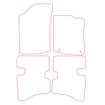 Tailored Car Mats Citroen C1 (TWO Fixings Driver) (from 2005 to 2014)