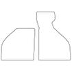 Tailored Car Mats Ferrari F50 (With Passenger FOOT REST) (Left Hand Drive) (from 1995 to 1997)