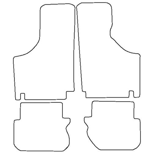Tailored Car Mats Fiat 500 (from 1968 to 1972)