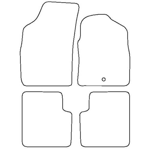 Tailored Car Mats Fiat 500 (from 2007 to 2014)