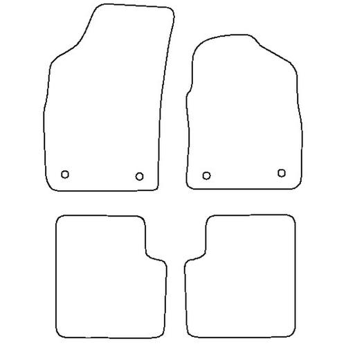 Tailored Car Mats Fiat 500 (from 2014 onwards)