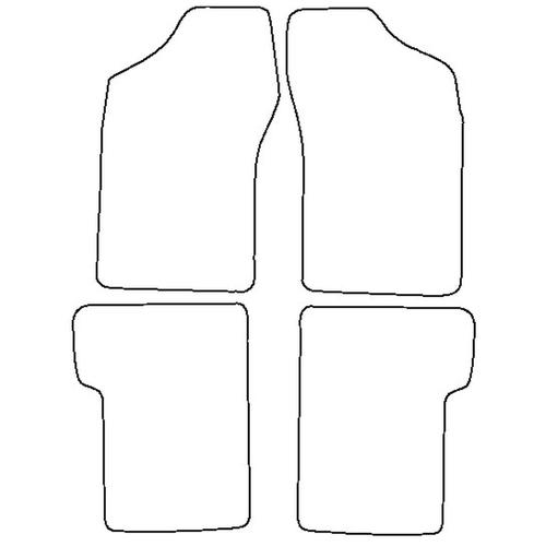 Tailored Car Mats Fiat CINQUECENTO (from 1993 to 1998)