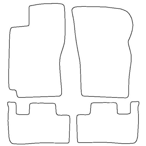 Tailored Car Mats Fiat Coupé (Left Hand Drive) (from 1994 to 2000)