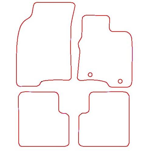 Tailored Car Mats Fiat PANDA (from 2012 to 2015)