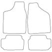 Tailored Car Mats Fiat PANDA (from 1988 to 1995)