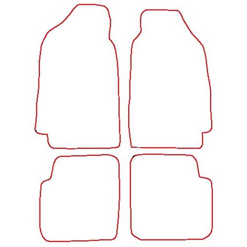 Tailored Car Mats Fiat 131 (from 1974 to 1984)