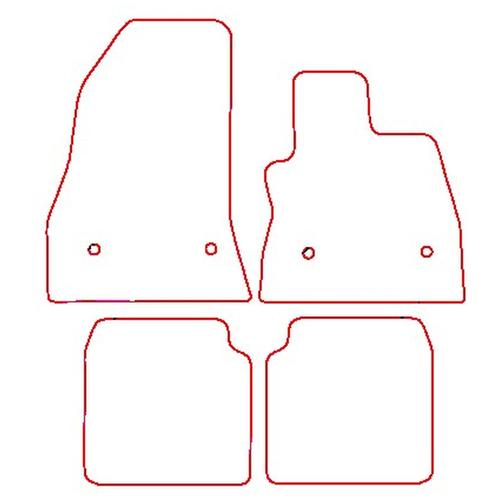 Tailored Car Mats Fiat 500L (from 2013 onwards)