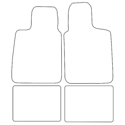Tailored Car Mats Fiat 124 Sport Coupé (from 1967 to 1975)