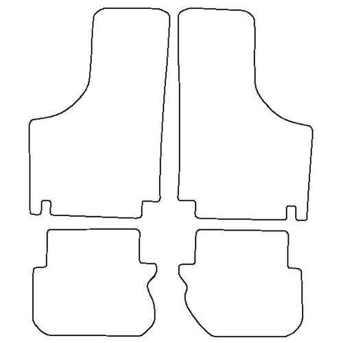 Tailored Car Mats Fiat 500 (Left Hand Drive) (from 1968 to 1972)