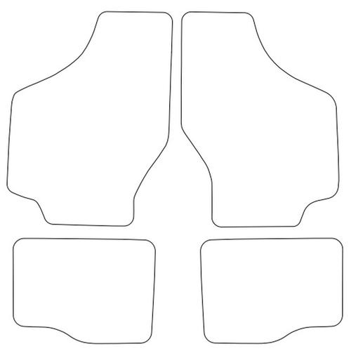 Tailored Car Mats Fiat 127 (from 1971 to 1983)