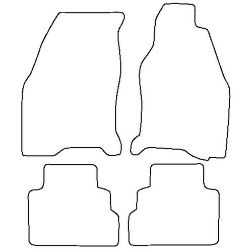 Tailored Car Mats Ford COUGAR (from 1998 to 2002)