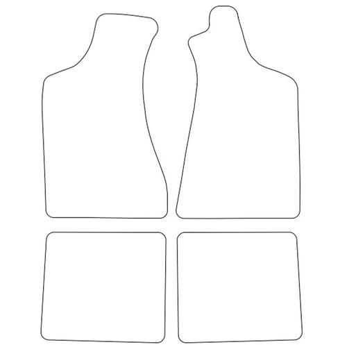 Tailored Car Mats Ford ESCORT MK1 / MK2 Automatic (from 1968 to 1980)