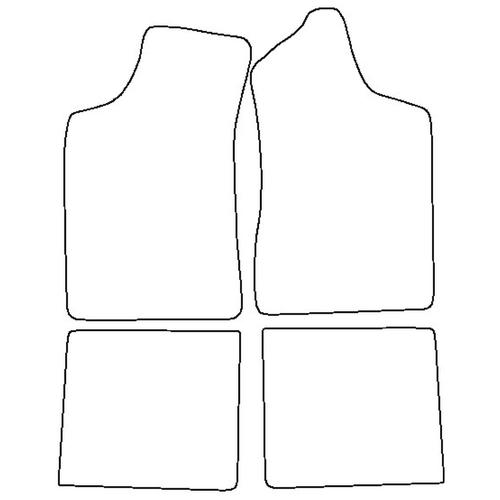 Tailored Car Mats Ford ESCORT MK1 / MK2 Manual (from 1968 to 1980)