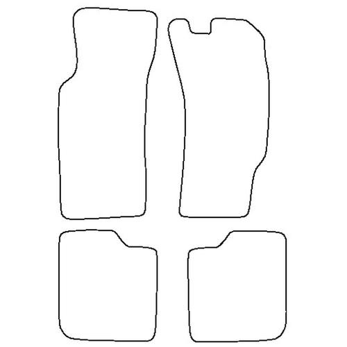 Tailored Car Mats Ford ESCORT COSWORTH (from 1992 to 1996)
