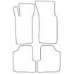 Tailored Car Mats Ford ESCORT COSWORTH (Left Hand Drive) (from 1992 to 1996)