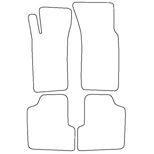 Tailored Car Mats Ford ESCORT COSWORTH (Left Hand Drive) (from 1992 to 1996)