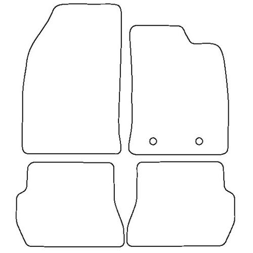 Tailored Car Mats Ford FIESTA MK6 (from 2002 to 2008)