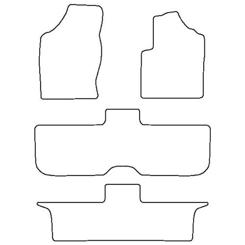 Tailored Car Mats Ford GALAXY MK1 / MK2 (MPV) (from 1995 to 2006)