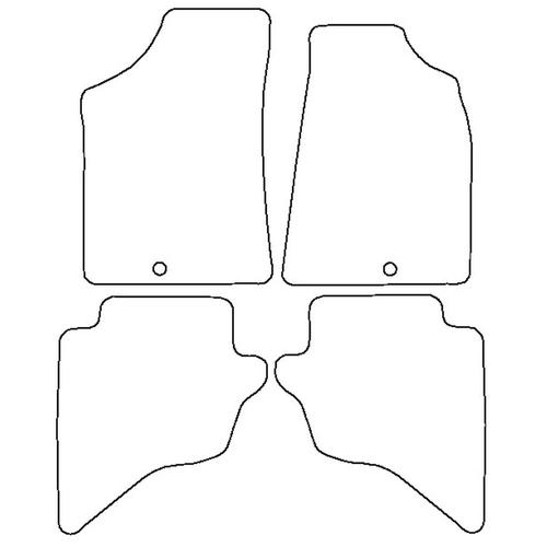 Tailored Car Mats Ford RANGER (from 1999 to 2005)