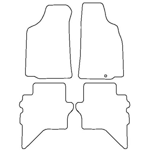 Tailored Car Mats Ford RANGER (from 2006 to 2011)