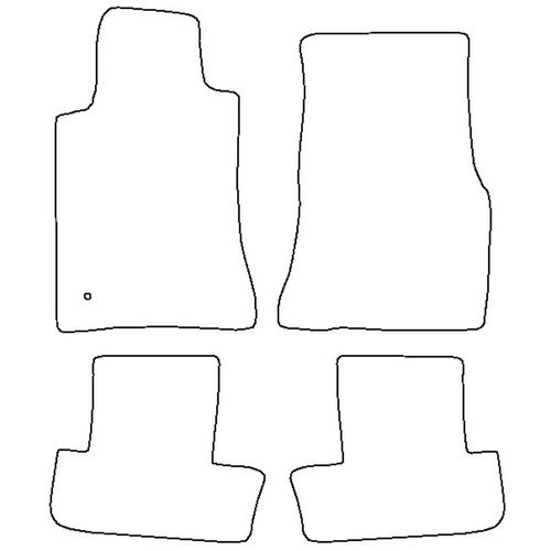 Tailored Car Mats Ford MUSTANG Left Hand Drive (5TH Generation) (Left Hand Drive) (from 2005 to 2014)