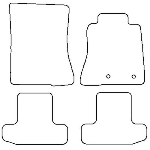 Tailored Car Mats Ford MUSTANG RHD (6TH Generation) (from 2015 onwards)