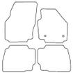 Tailored Car Mats Ford MONDEO MK4 (Round Fixings) (from 2012 to 2014)