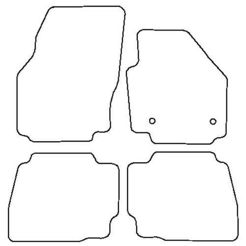 Tailored Car Mats Ford MONDEO MK4 (Round Fixings) (from 2012 to 2014)