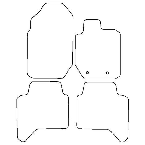 Tailored Car Mats Ford RANGER WILDTRAK (from 2015 onwards)