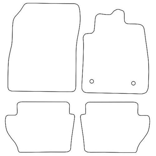 Tailored Car Mats Ford FIESTA MK8 (from 2017 onwards)