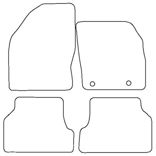 Tailored Car Mats Ford FOCUS MK2 (from 2004 to 2011)