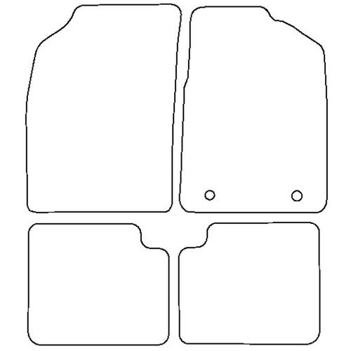 Tailored Car Mats Ford KA 2nd Generation Facelift (from 2013 to 2016)