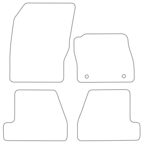 Tailored Car Mats Ford FOCUS MK3 (Driver Fixing Only) (from 2011 to 2015)