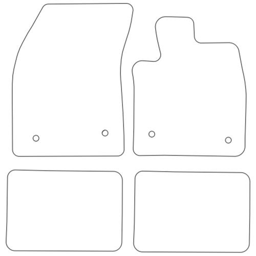 Tailored Car Mats Ford FOCUS MK4 Automatic (from 2018 onwards)