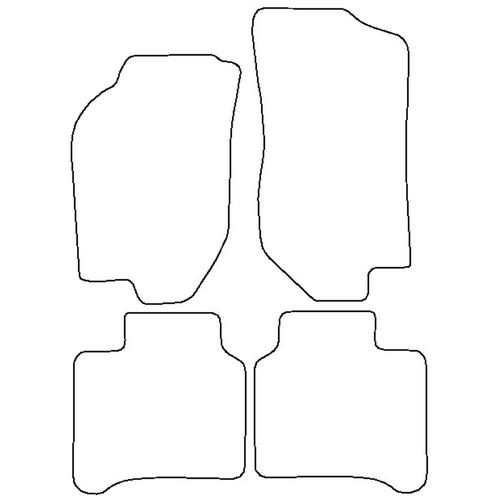 Tailored Car Mats Alfa Romeo 145/146 (Left Hand Drive) (from 1995 to 2001)