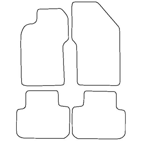 Tailored Car Mats Alfa Romeo 147 (Left Hand Drive) (from 2001 to 2004)