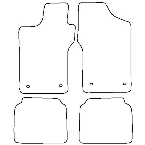 Tailored Car Mats Alfa Romeo 155 (Left Hand Drive) (from 1993 to 1997)