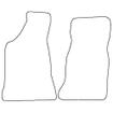 Tailored Car Mats Alfa Romeo GTV (Left Hand Drive) (from 1974 to 1974)