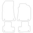 Tailored Car Mats Alfa Romeo 159 (Fixings 4X) (from 2005 to 2011)