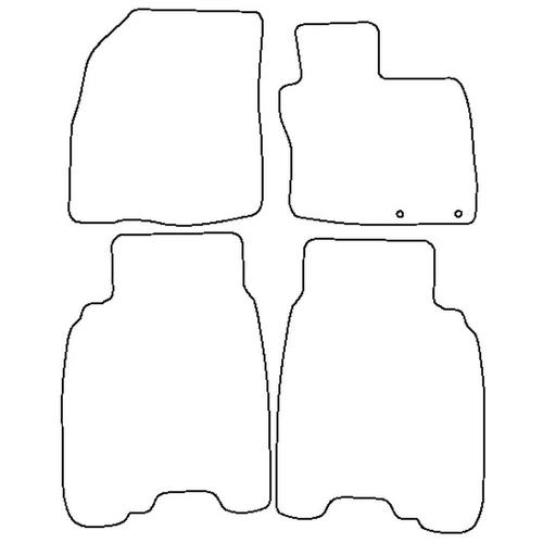 Tailored Car Mats Honda CIVIC 5DR (from 2006 to 2008)