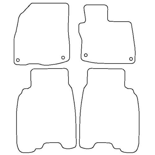 Tailored Car Mats Honda CIVIC 5DR (from 2008 to 2011)