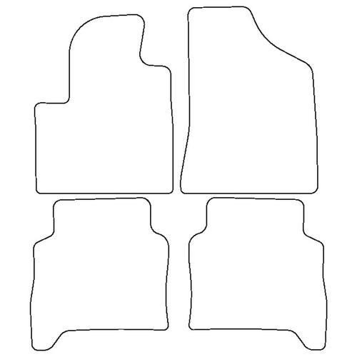 Tailored Car Mats Hyundai SANTA FE (Left Hand Drive) (from 2006 to 2008)