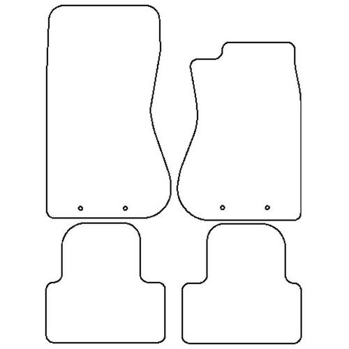 Tailored Car Mats Jaguar S-TYPE (X200) Automatic (from 1998 to 2003)