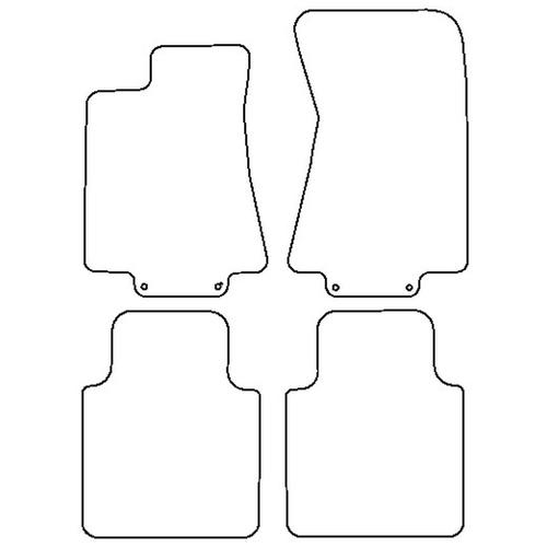 Tailored Car Mats Jaguar XJ Series (X350) LWB (Left Hand Drive) (from 2003 to 2009)