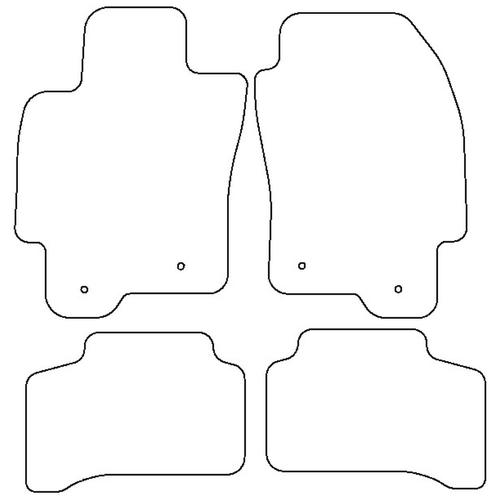 Tailored Car Mats Jaguar X-TYPE (X400) 2.5/3.0 (Left Hand Drive) (from 2004 to 2010)