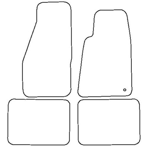 Tailored Car Mats Jeep Grand CHEROKEE (from 1999 to 2004)